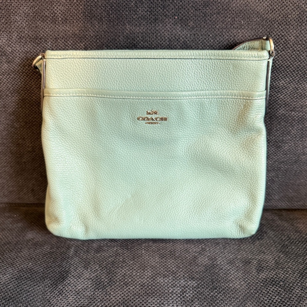Coach Crossbody/Shoulder Bag with Pebbled Leather.